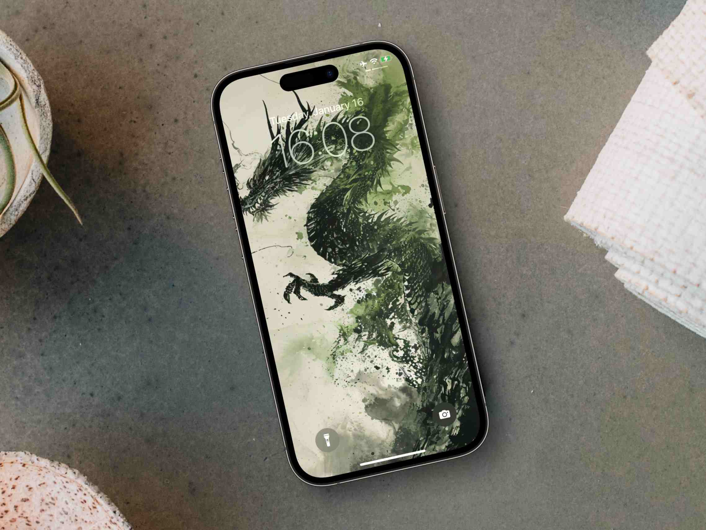 4K墨渲飞龙画作壁纸｜Download Ink Soaring Dragon Painting Wallpaper 4k